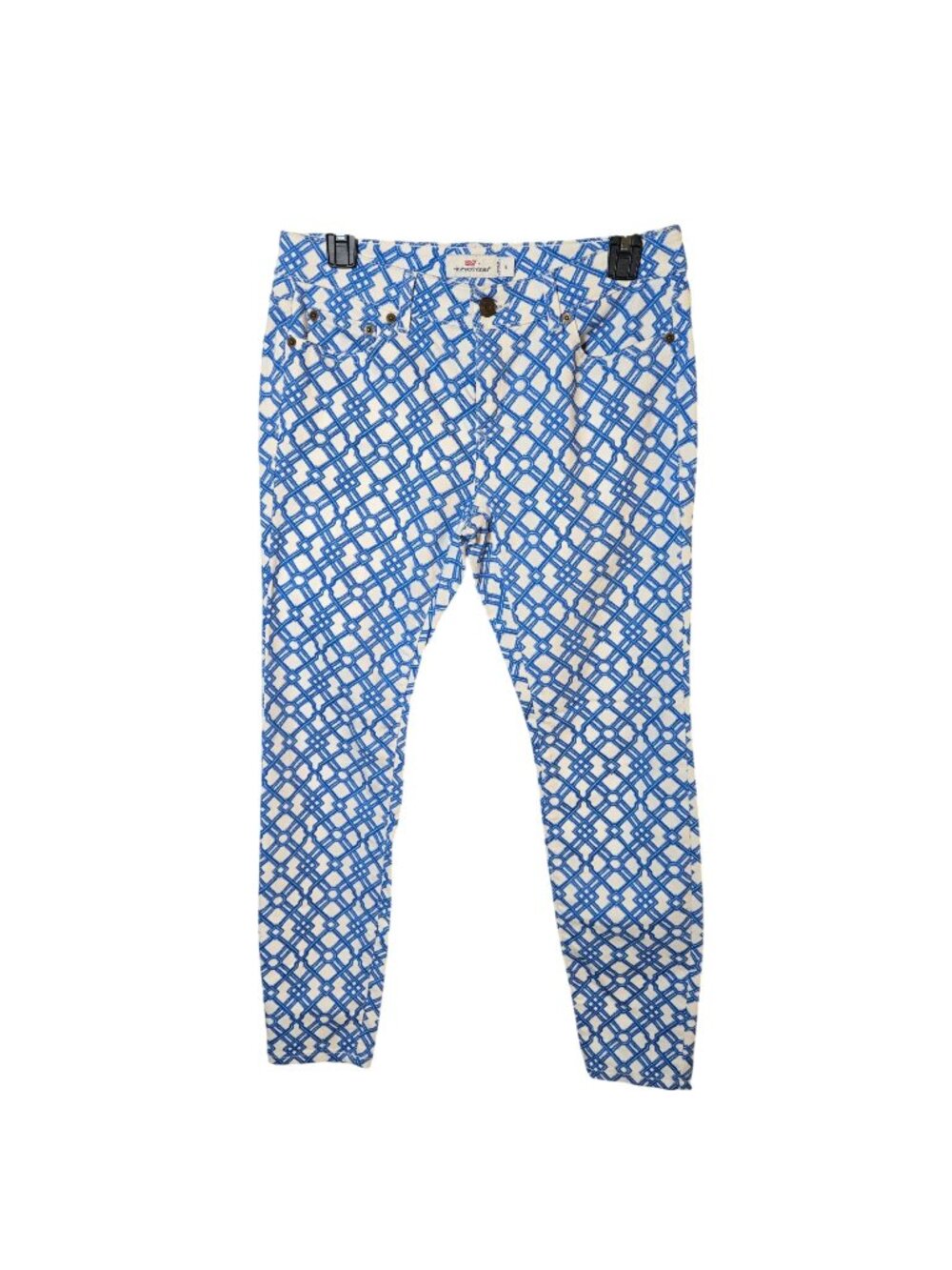 Vineyard Vines Lattice Print Skinny Jeans Size 6